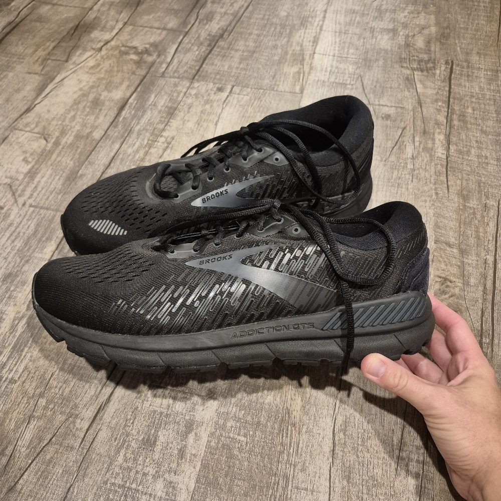 Brooks Addiction GTS 15 Men's Shoes Size 13 Extra Wide (4E) Black